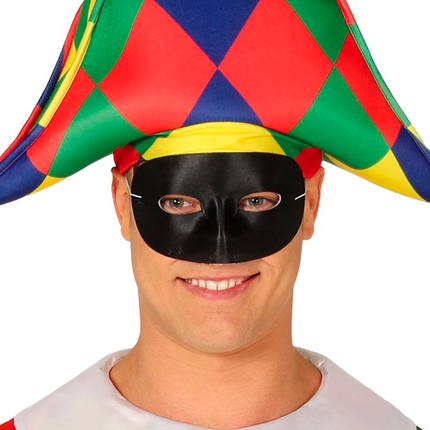 Masque Columbina noir