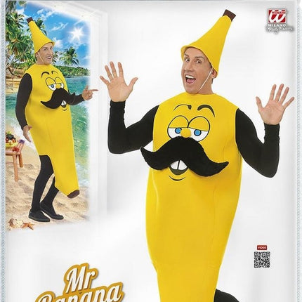 Costume de banane jaune