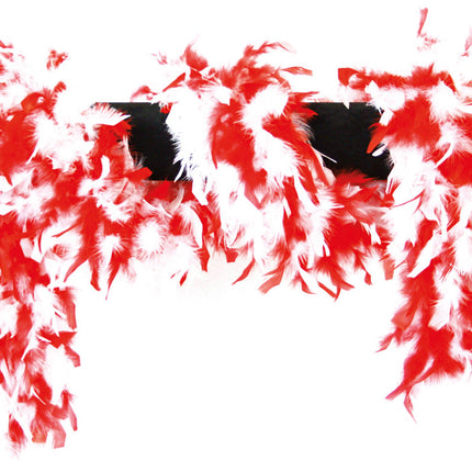 Boa Rouge Blanc Long 1.8m