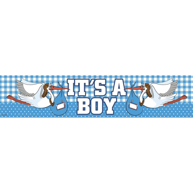 Bannière de naissance Garçon 2.6m