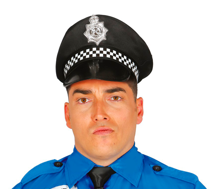 Casquette de police pour hommes