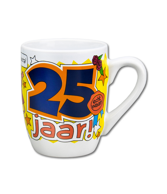 Mug 25 ans 12cm