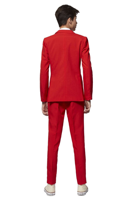 Costume rouge Garçon Ado <tc>OppoSuits</tc>