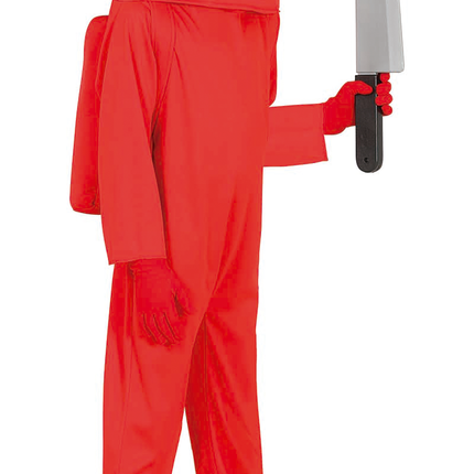 Combinaison d'astronaute enfant rouge