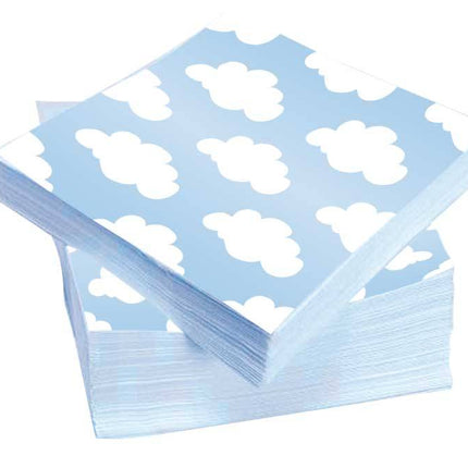 Serviettes de naissance Garçon 33cm 20pcs