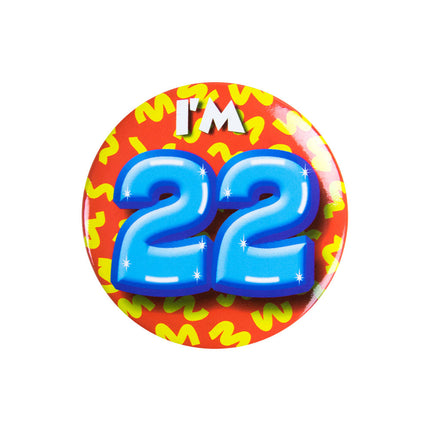 Je suis 22 Bouton 22 ans 5.5cm