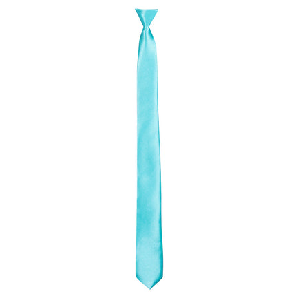 Cravate bleu fluo 50cm
