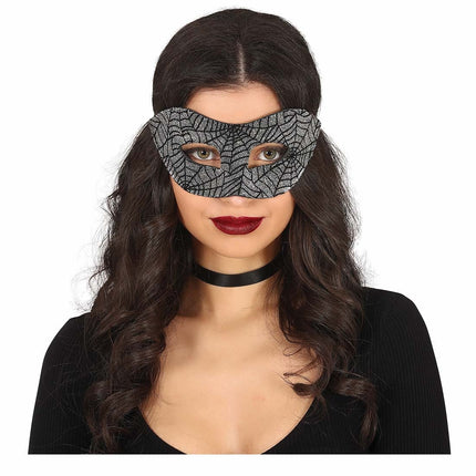 Halloween Masque pour les yeux Toile d'araignée
