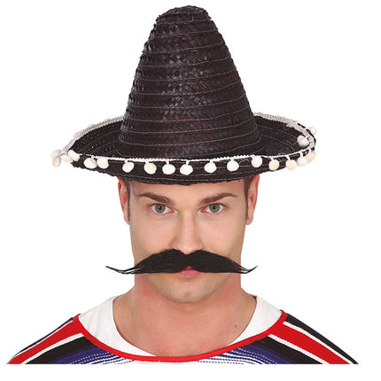 Sombrero noir 33cm