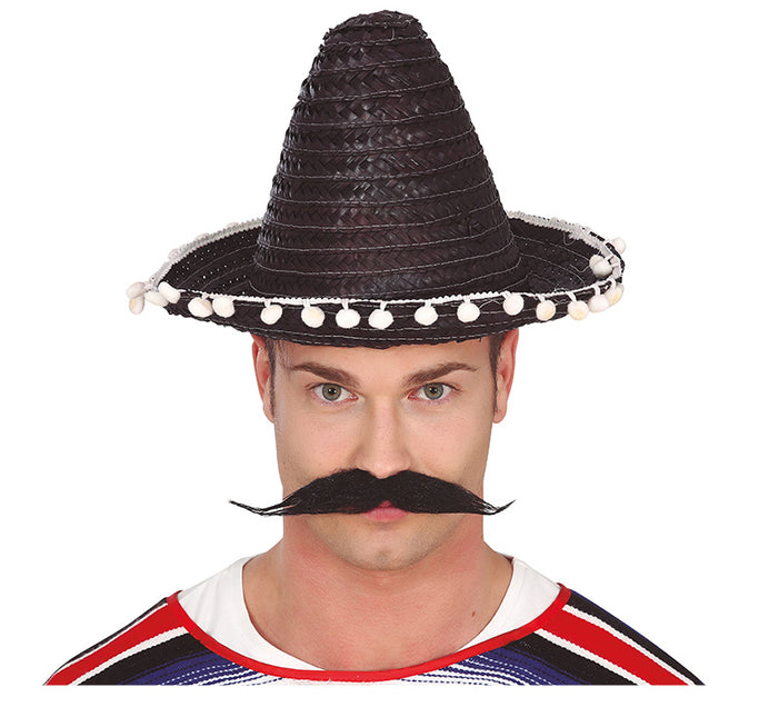Sombrero noir 33cm