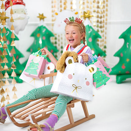 Sac cadeau sapin de Noël 20cm