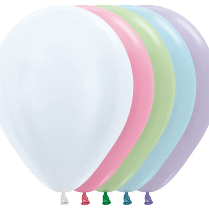 Ballons de baudruche Pearl Mix 30cm 50pcs
