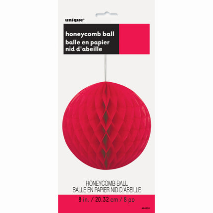Bulbe nid d'abeille rouge 20cm