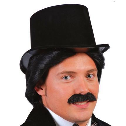 Chapeau haut de forme noir de luxe