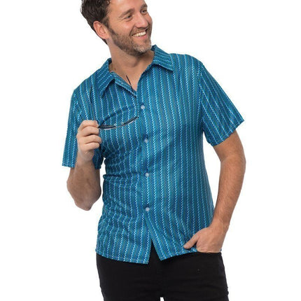 Tshirt 70s Bleu