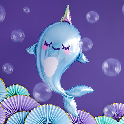 Ballon à l'hélium Baleine vide 87cm
