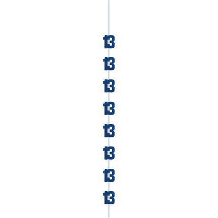 13 ans Décoration suspendue Bleu 1.52m