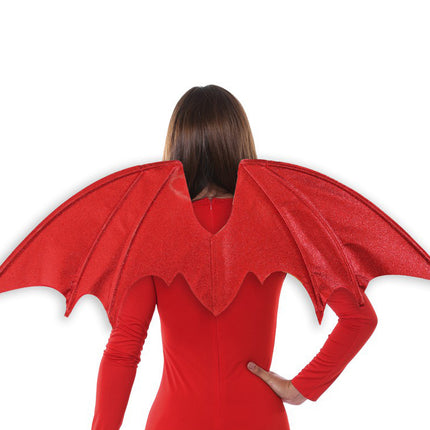 Ailes d'Halloween pailletées 91x37cm