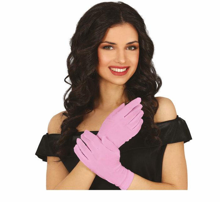 Gants roses 20cm