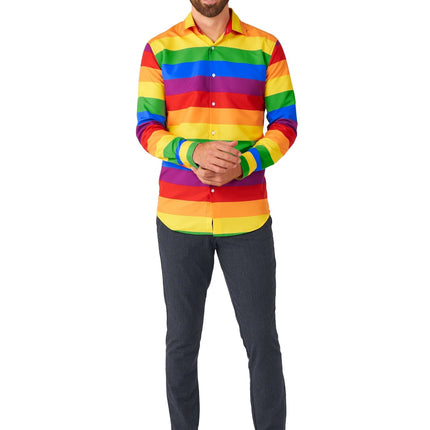 Chemise arc-en-ciel Hommes <tc>Suitmeister</tc>