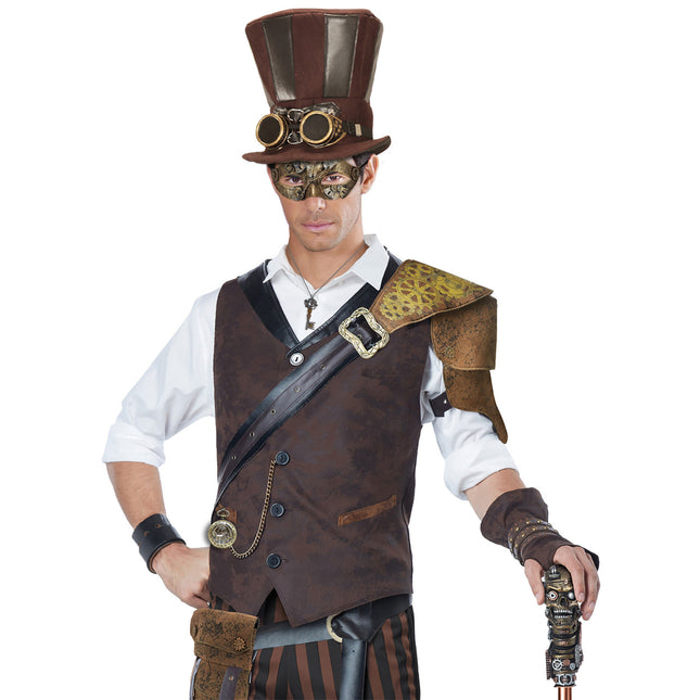 Masque pour les yeux Steampunk Cuivre