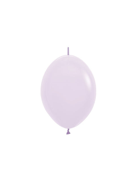Ballons Pastel Mat Lilas 15cm 50pcs