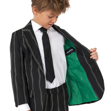 Costume noir à rayures Garçon <tc>Suitmeister</tc>