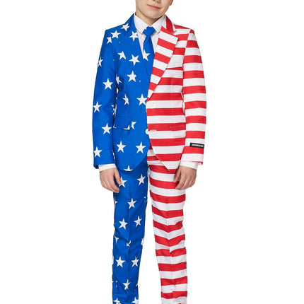 Costume drapeau des USA Garçon <tc>Suitmeister</tc>