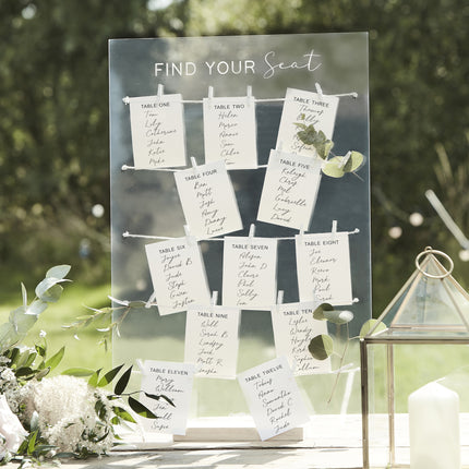 Décoration de table de mariage 60cm