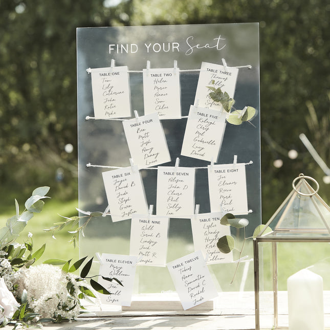 Décoration de table de mariage 60cm