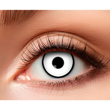 Lentilles de couleur Maniac Blanc Noir
