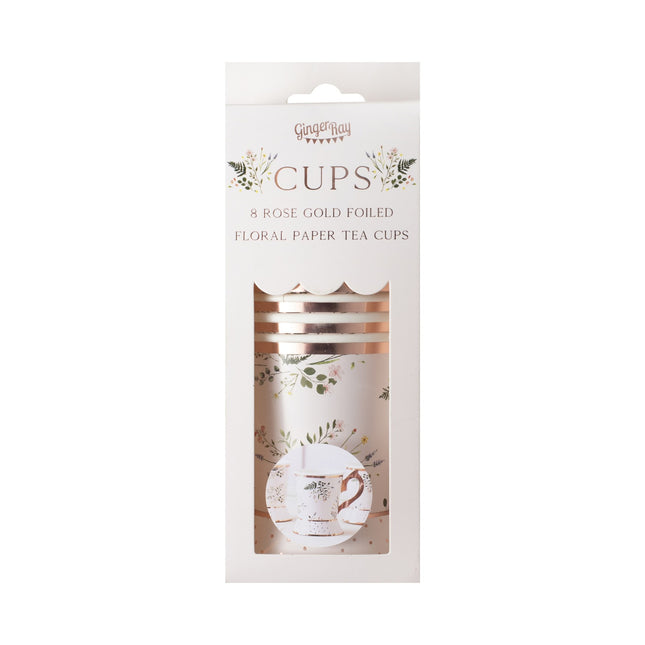 Tasses à thé 250ml 8pcs