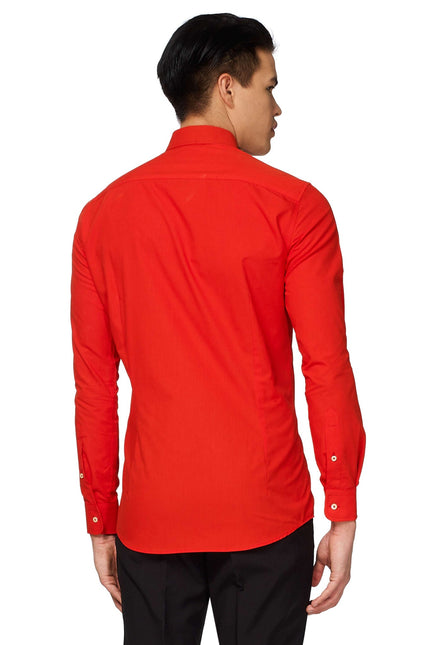 Chemise rouge Hommes <tc>OppoSuits</tc>