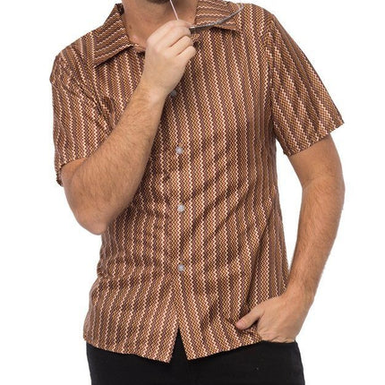 Tshirt 70s Marron