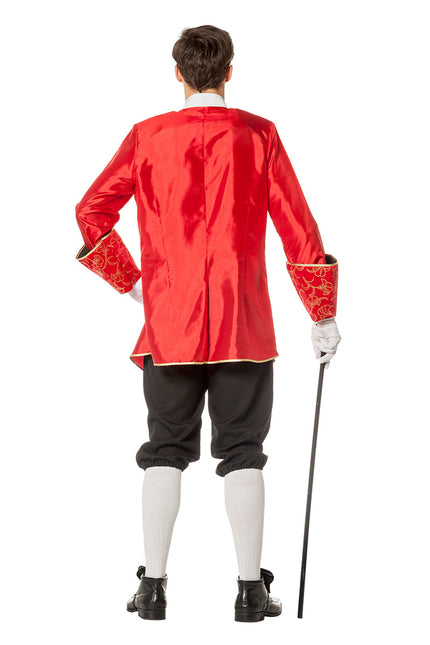 Marquis Costume Luxe Rouge Noir