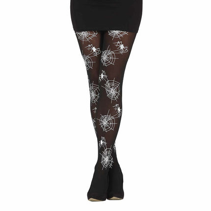 Collant d'Halloween Toile d'araignée