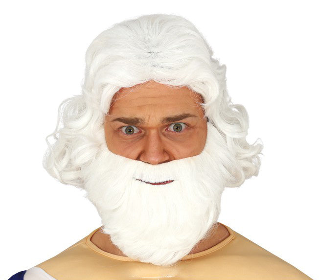 Perruque à barbe blanche