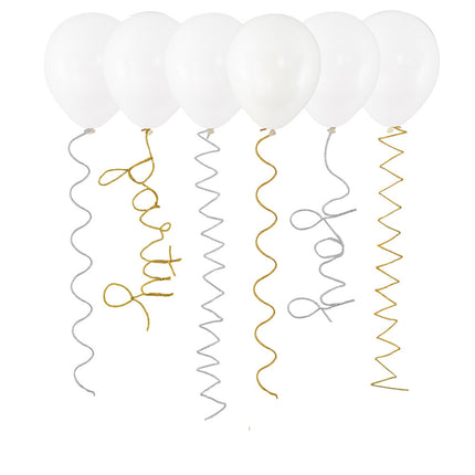 Cordons de décoration pour ballons 6pcs