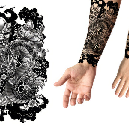 Faux dragon tatoué 30cm
