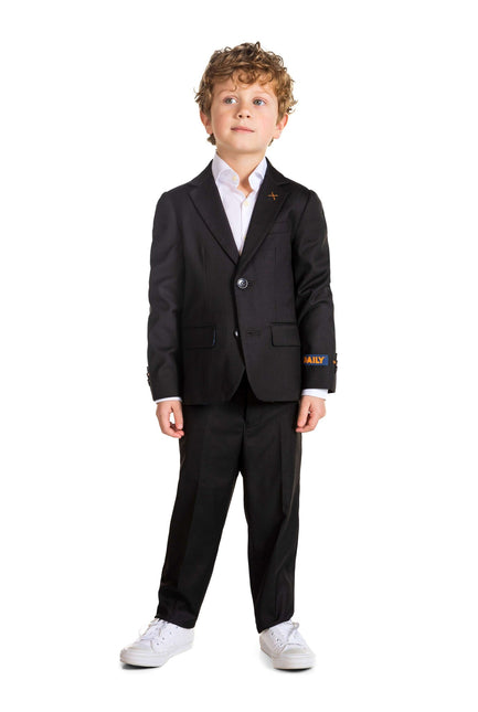 Costume quotidien noir Garçon <tc>OppoSuits</tc>