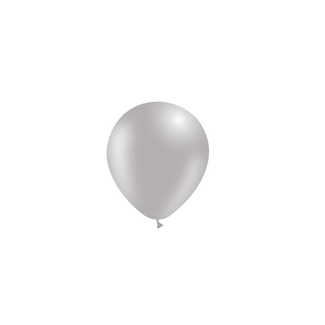 Ballons gris 14cm 100pcs