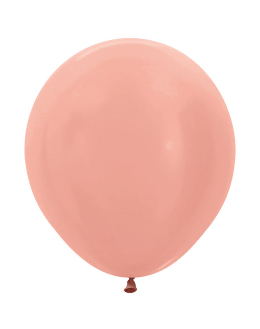 Ballons de baudruche Metallic Rose Gold 45cm 25pcs