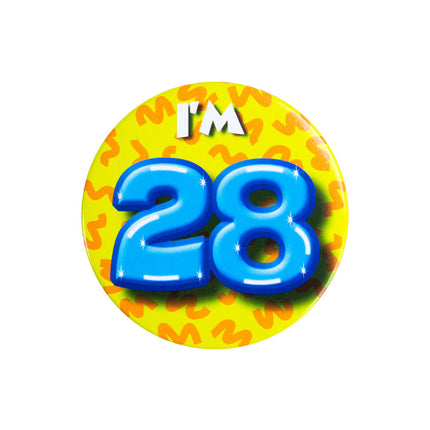 Je suis 28 Bouton 28 ans 5.5cm