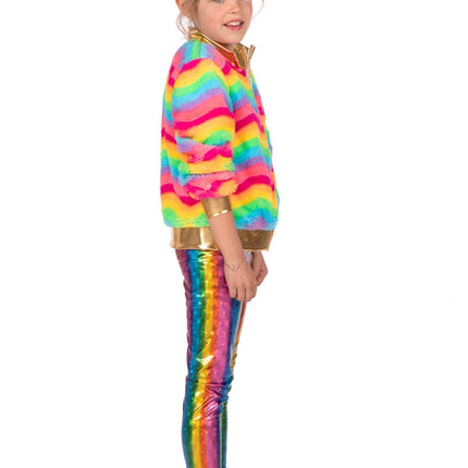 Legging enfant arc-en-ciel