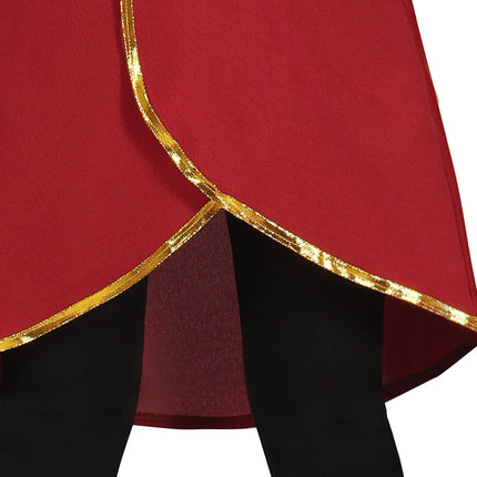 Costume de pirate fille rouge