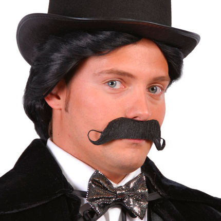 Moustache noire Boucle