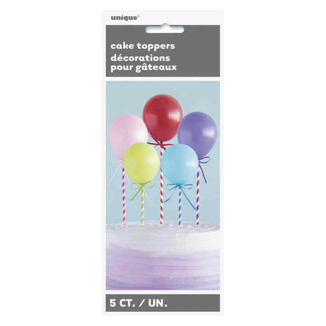 Décor de gâteau Ballons 32.1cm 5pcs
