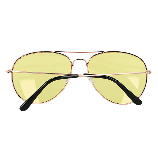 Lunettes Néon 80S Bleu Jaune