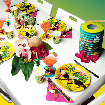 Assiettes Toucan 23cm 6pcs
