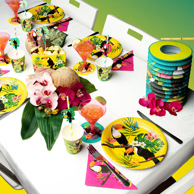 Assiettes Toucan 23cm 6pcs